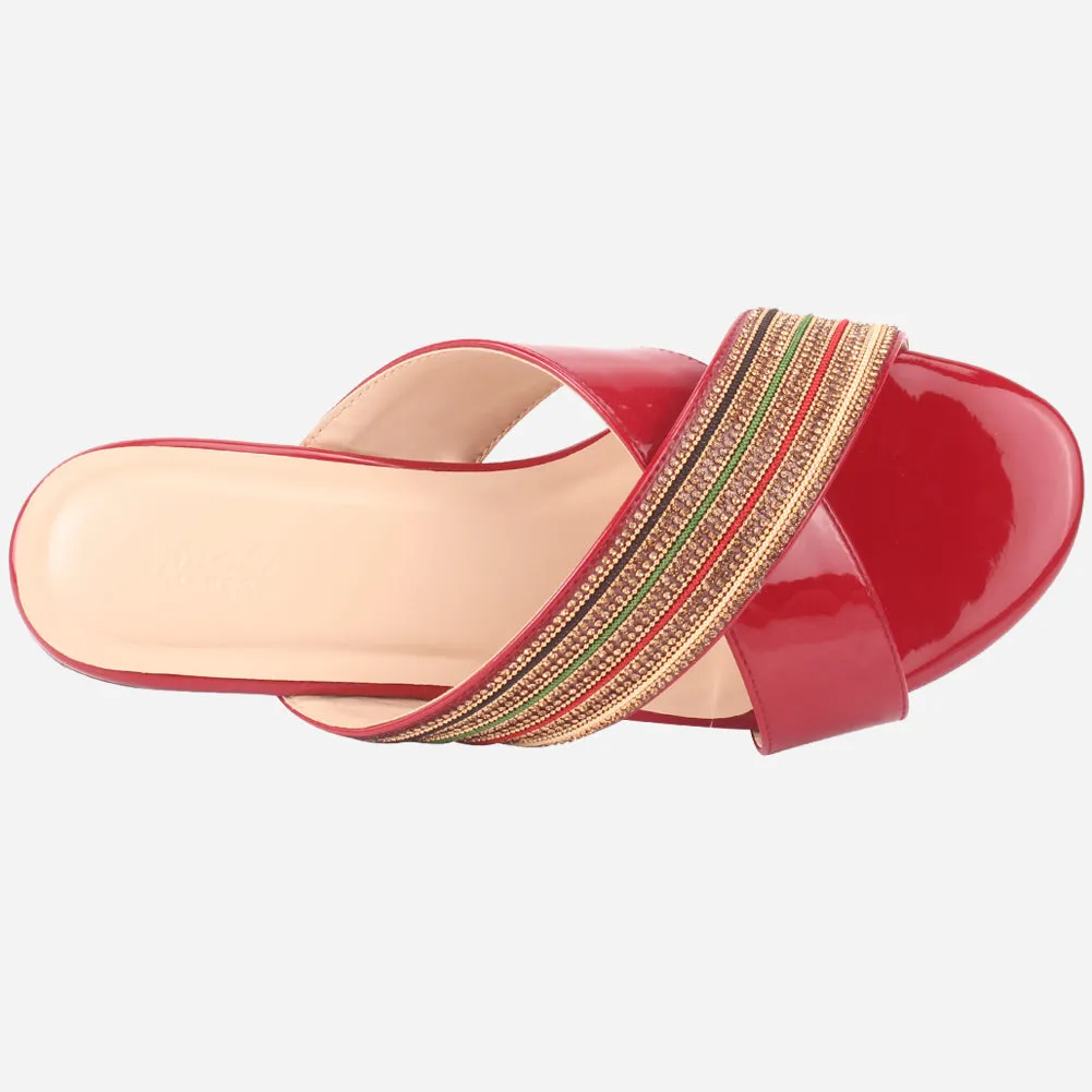 Women "BRIGITTA" Casual Flat Slippers