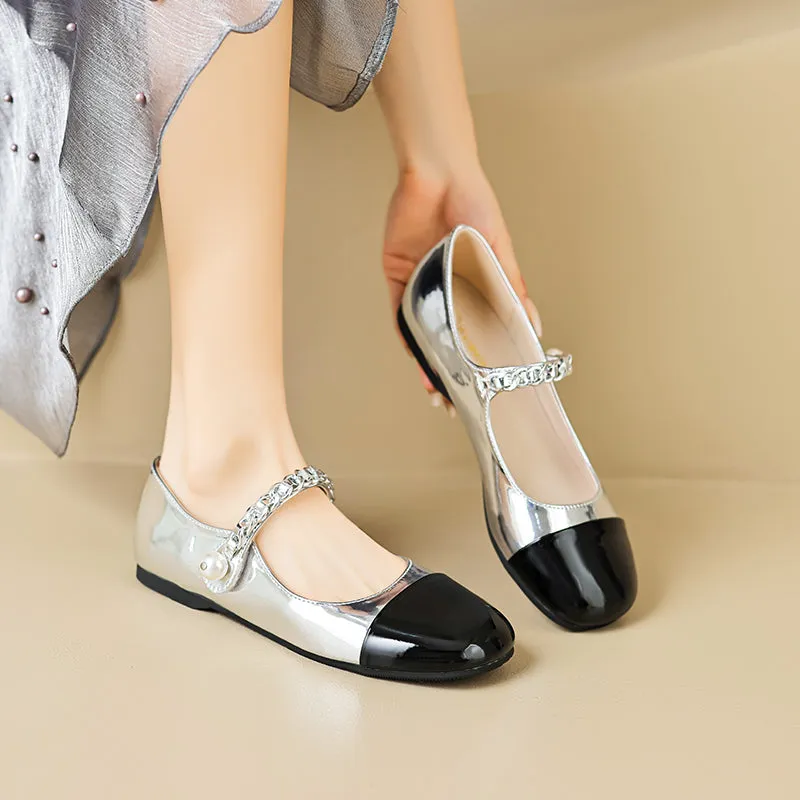 Women Stylish Glossy Soft Casual Flats