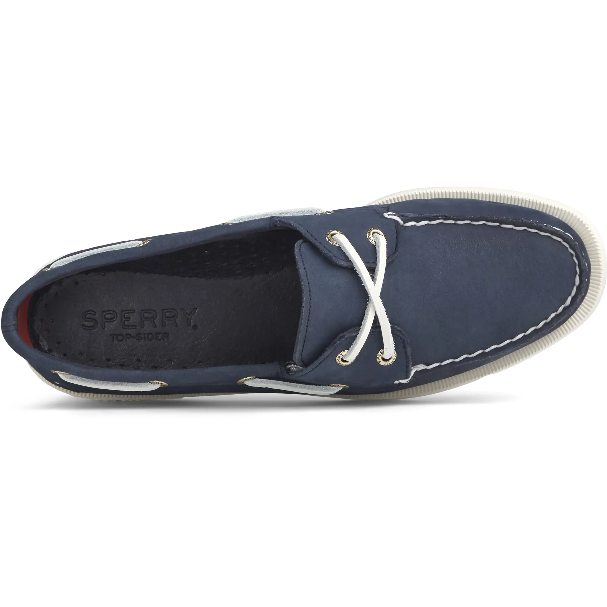 Women's Authentic Original Navy Boat Shoe (STS81162)