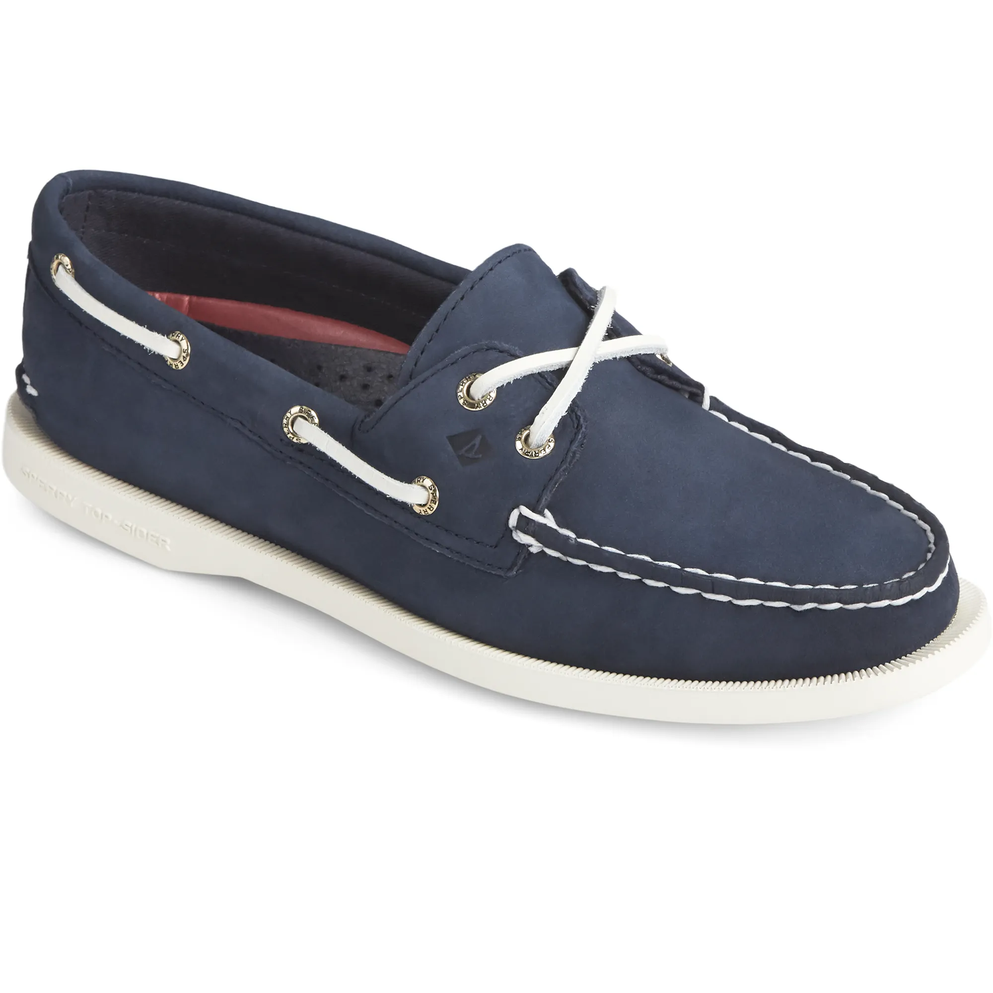 Women's Authentic Original Navy Boat Shoe (STS81162)