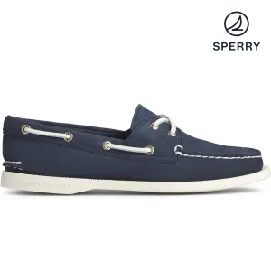 Women's Authentic Original Navy Boat Shoe (STS81162)