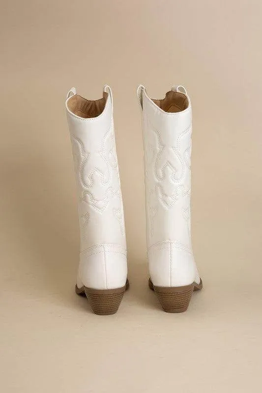 Womens Midcalf Western Boots