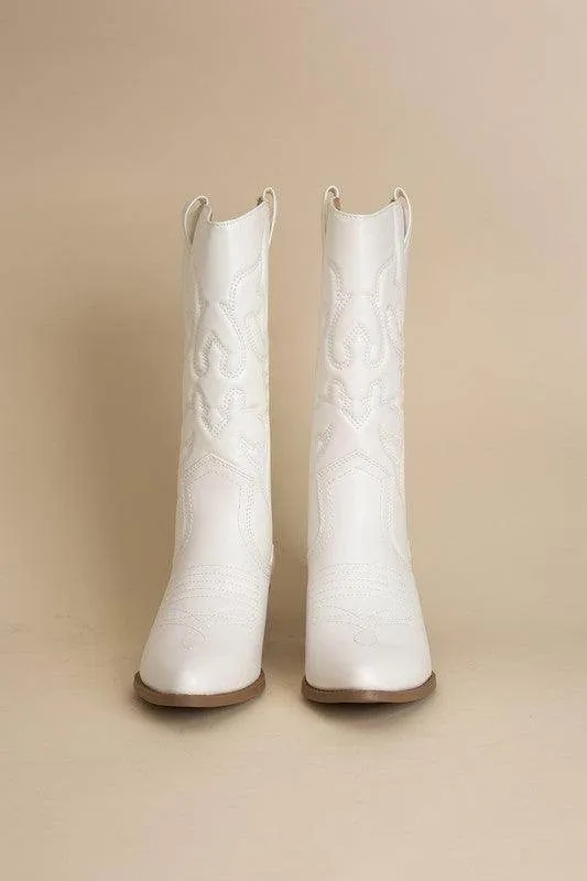 Womens Midcalf Western Boots