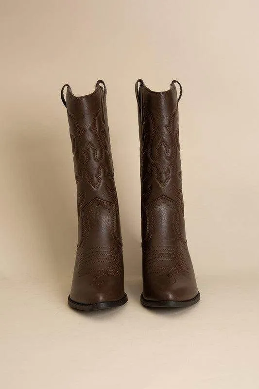 Womens Midcalf Western Boots