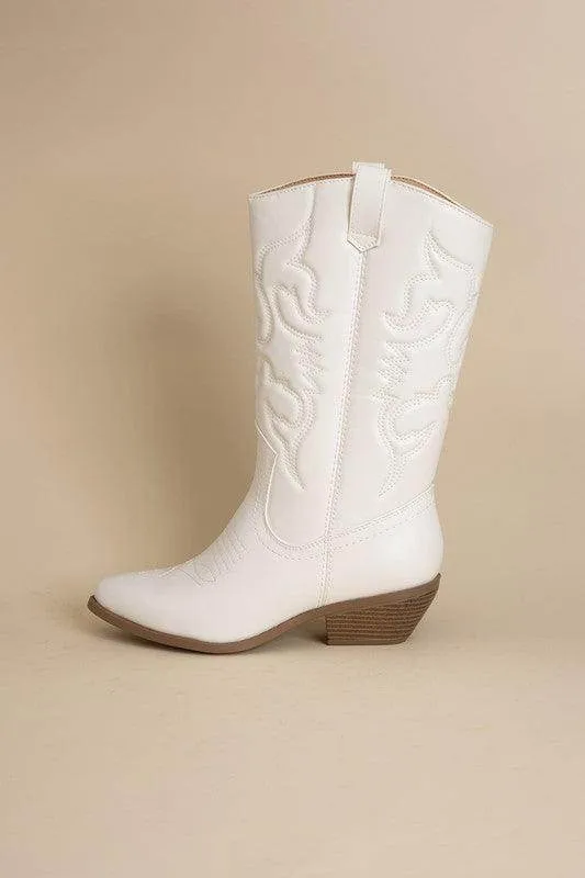 Womens Midcalf Western Boots