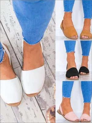 Women's Peep Toe Flat Casual Sandals With Back Strap By Liv and Mia