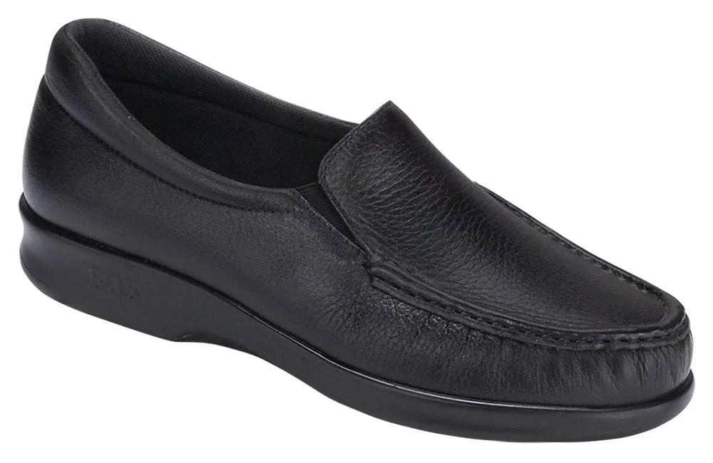 Women's Twin Slip On Loafer in Black