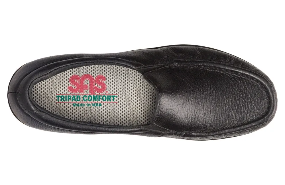 Women's Twin Slip On Loafer in Black