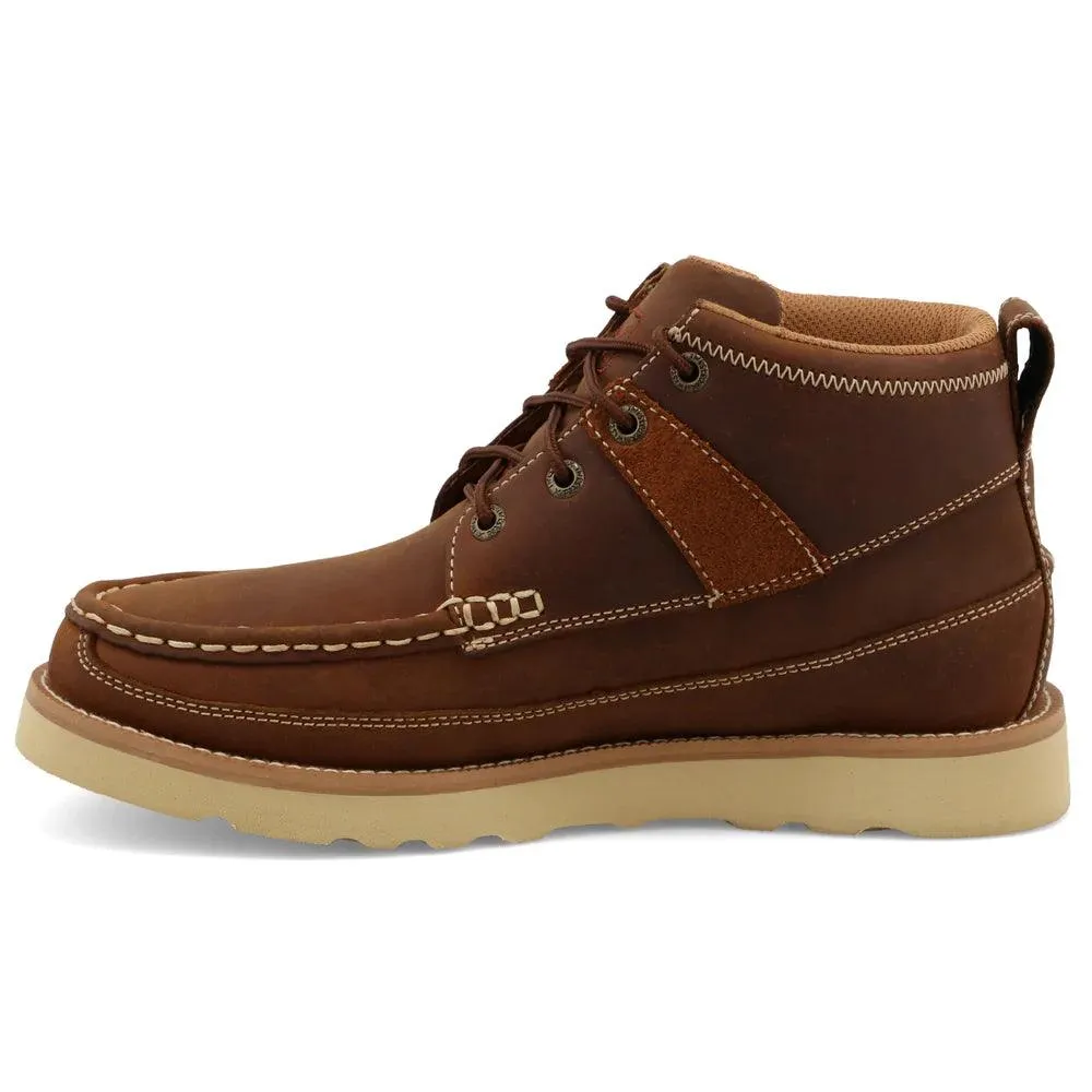 Women's Twisted X Wedge Crepe Sole 4” Lace Up Full Grain Leather Boots WCA0074