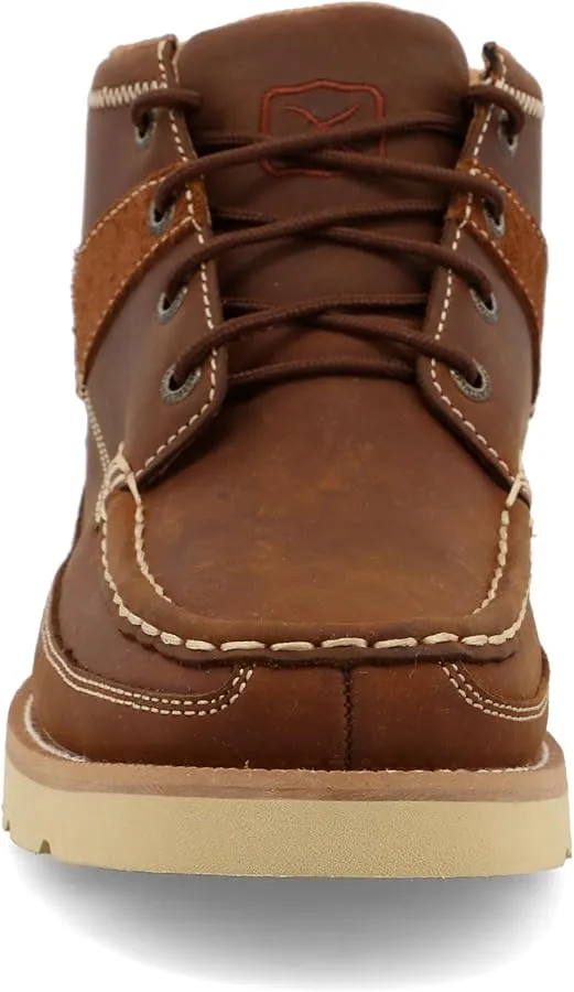 Women's Twisted X Wedge Crepe Sole 4” Lace Up Full Grain Leather Boots WCA0074