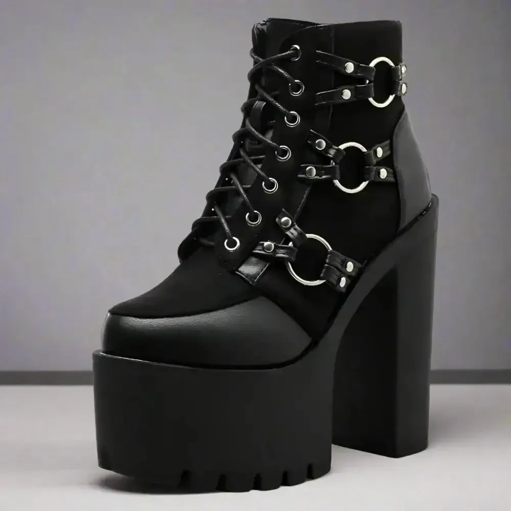 Y2K Soft Leather Heeled Boots for Parties and Casual Outfits