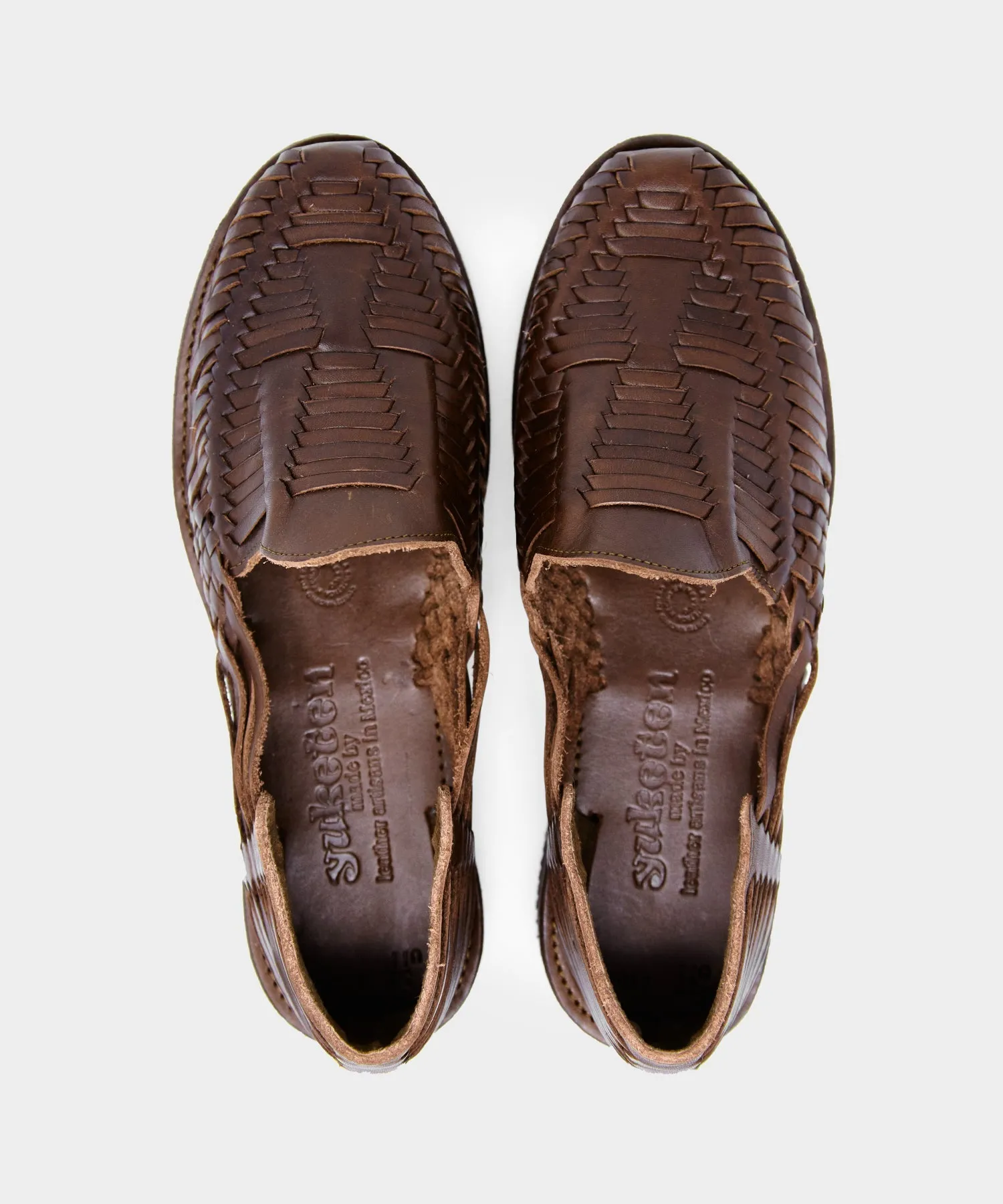 Yuketen Alejandro Huarache Sandal in Brown